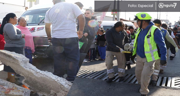 Ruta 64B arrolla a 6 menores y mujer en escuela de Barranca Honda