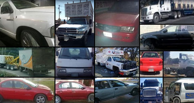 En 11 municipios, SSP recupera 23 vehículos con reporte de robo