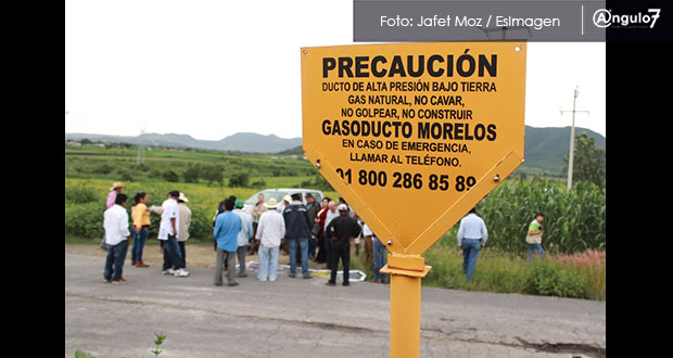 Pese a rechazo de pueblos, AMLO apoya gasoducto Morelos que pasa por Puebla