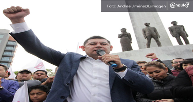 En arranque de precampaña, Armenta anuncia la “recuperación” de Puebla