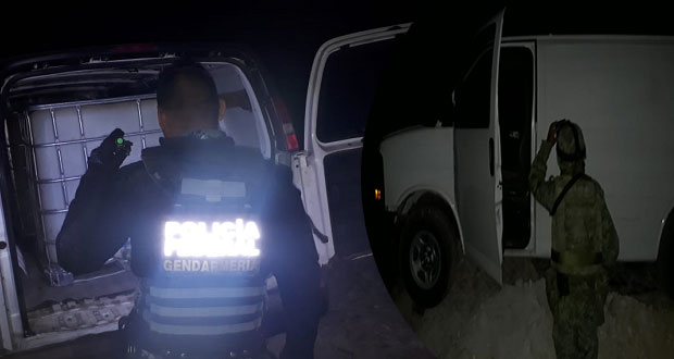 Aseguran mil 650 litros de gas LP en cinco municipios de Puebla