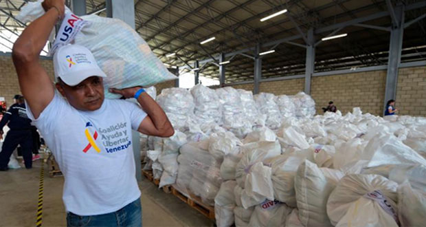 Oposición de Venezuela pide apoyo para ingresar ayuda humanitaria