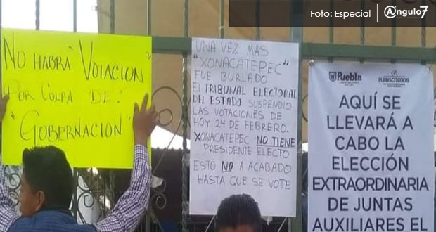 En 3 juntas auxiliares se quedan sin elecciones; en las otras 5 si continúa
