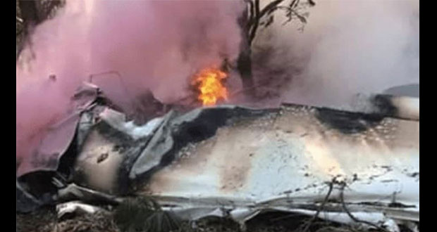 Caída de avioneta de entrenamiento mata a 2 tripulantes en Atizapán