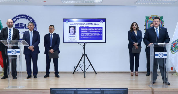 Desde enero, Fiscalía de Puebla ha asegurado a 54 presuntos secuestradores