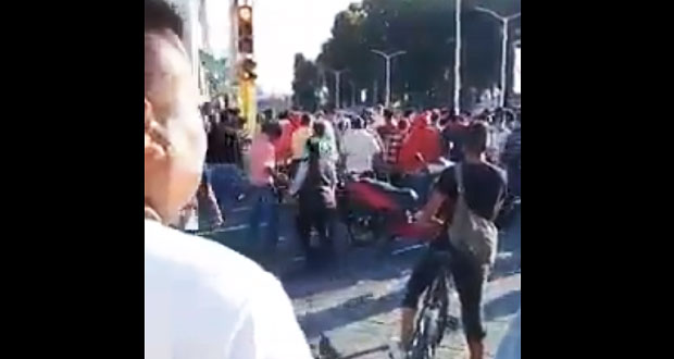 Intento de linchamiento en Huejotzingo deja cuatro policías golpeados