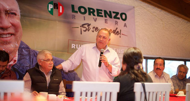 Bases del PRI darán victoria en gubernatura, afirma Lorenzo Rivera