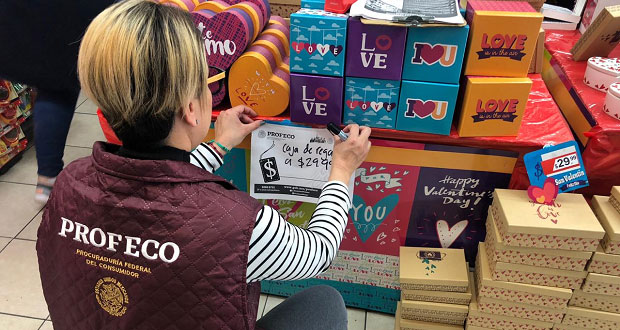 Profeco prevendrá abusos en comercios poblanos por Día del Amor