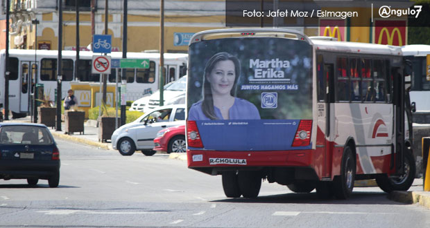 Congreso local buscará prohibir propaganda electoral en transporte público
