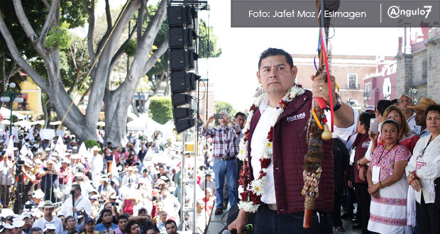 Al cerrar precampaña, Armenta acusa que quieren continuar el morenovallismo