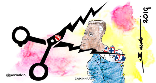 Caricatura: ¡Aguas con los rayos, Caixinha!