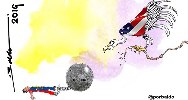 Caricatura: EU, a la espera en Venezuela