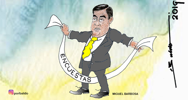 Caricatura: Humo blanco en Morena, Barbosa es candidato