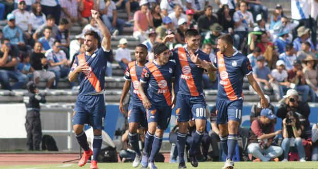 Club Puebla golea a Lobos y se lleva el derbi