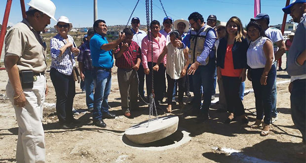 Comuna poblana acaba 8 obras hidrosanitarias en 4 juntas auxiliares