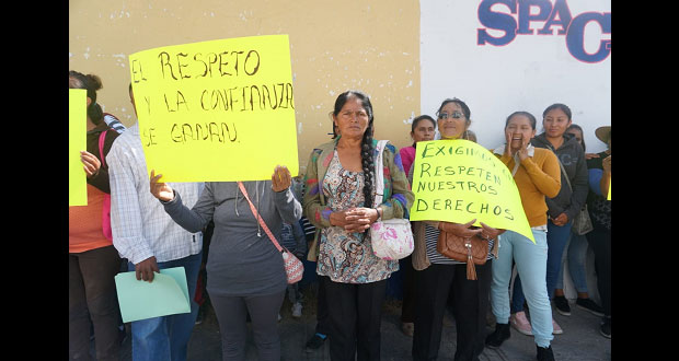 En Atlixco, vecinos exigen a municipio respetar elección de inspector