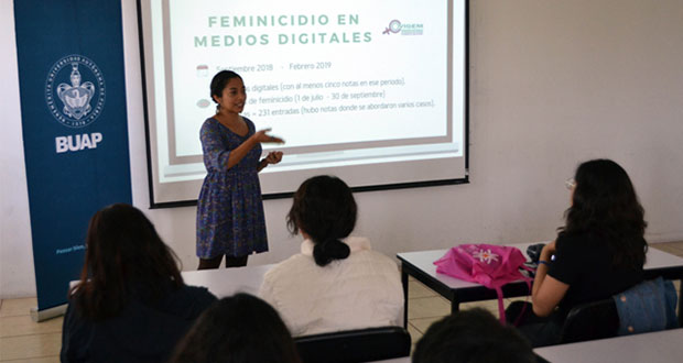 En BUAP analizan el tratamiento de feminicidios en medios digitales
