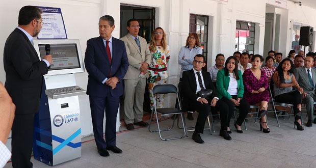 FGE instala módulo de denuncia rápida en Santa Clara Ocoyucan