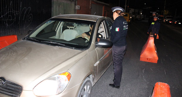 En Operativo Alcoholímetro, remiten 19 coches al depósito vehicular