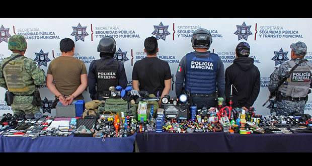 Sedena, SSP y Ssptm aseguran artículos prohibidos y detienen a 3 en CH