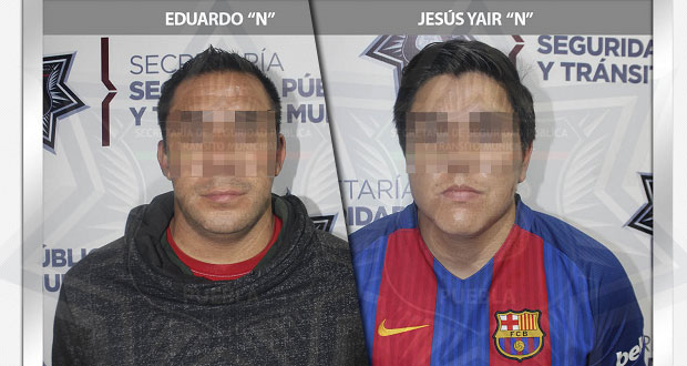 Detienen a dos probables asaltantes de transeúntes en El Carmen