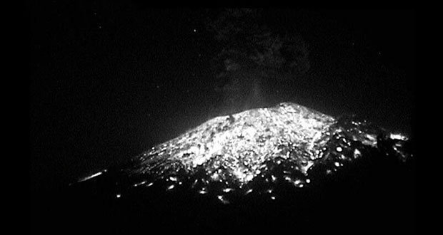 Popocatépetl registra otra explosión