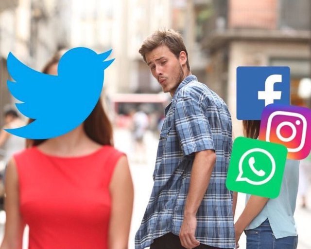 Las reacciones de las fallas en Facebook y Whatsapp