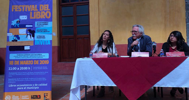 San Andrés Cholula invita a Festival del Libro el 18 de marzo