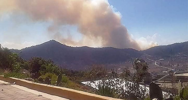 Muere hijo de edil auxiliar en incendio forestal en Zautla