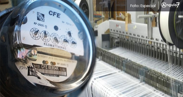 Textileros poblanos denuncian alzas de hasta del 95% en costos de luz