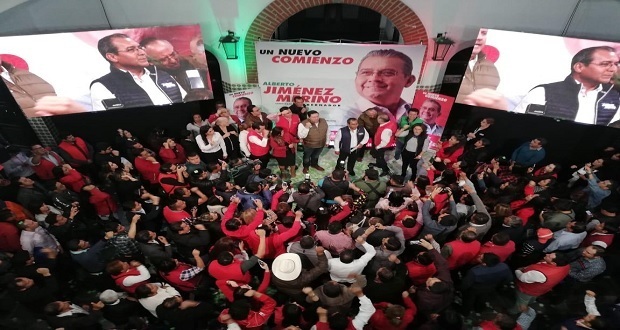 Jiménez Merino arranca campaña por gubernatura y llama a la unidad