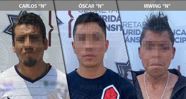 Ssptm detiene a probable ladrón y dos supuestos narcomenudistas