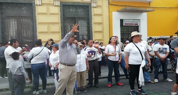 Marchan para exigir destitución de titulares de Segom y Ssptm