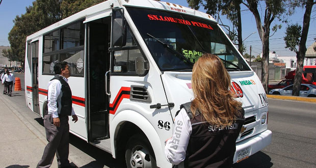 Sancionan a 17 choferes de rutas por consumo de drogas en Puebla