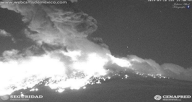Otra vez, el Popocatépetl registra explosión y genera miedo