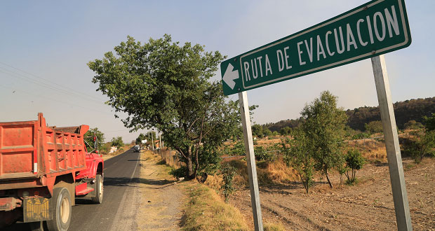 Las 10 rutas de evacuación son transitables: Protección Civil