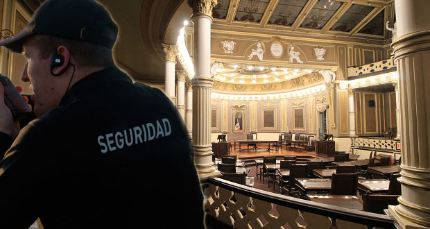 Congreso poblano gastaría 1.5 mdp para seguridad privada por 9 meses