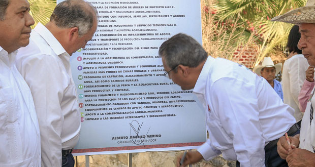 Afirma Merino que tendrá campaña austera y sin “derroche” de dinero