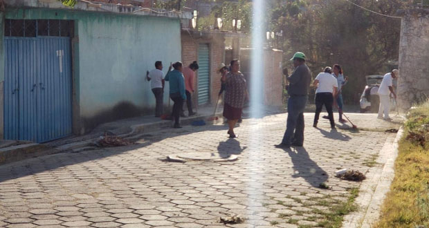 Comuna de Ahuatempan busca procurar limpieza en calles y parques