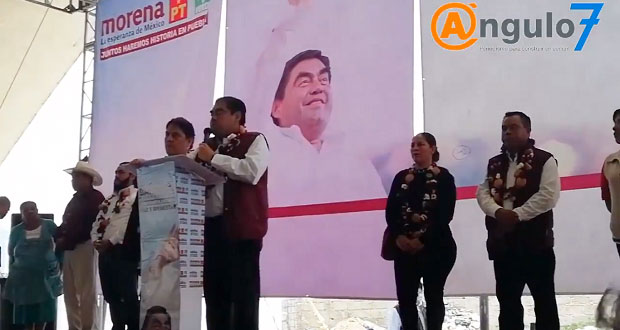 Respeto a pueblos originarios y sus costumbres: Barbosa en Zautla