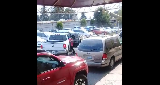 Captan en video secuestro de un hombre en la recta a Cholula