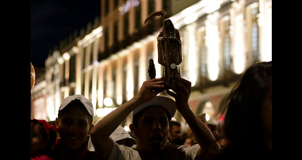 Devoción a la Santa Muerte está aumentando en Puebla, aseguran
