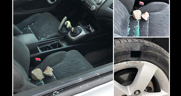 En la México-Veracruz, ponchan llantas con piedras para asaltar