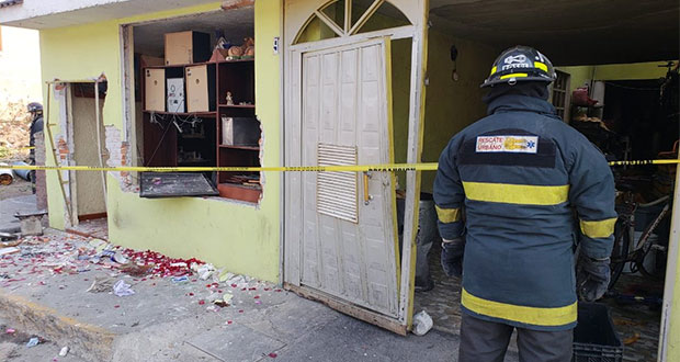Explosión de tanque de gas deja tres heridos en Hueyotlipan