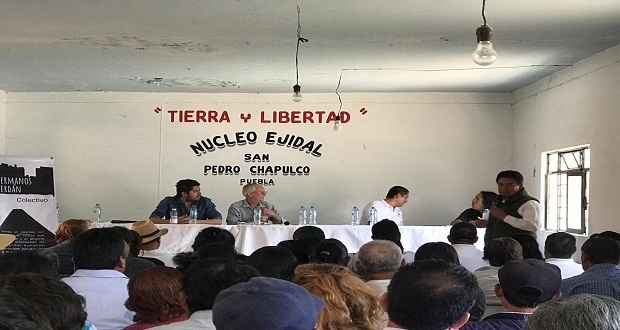En Chapulco, foro alerta sobre riesgos de parque eólico PIER