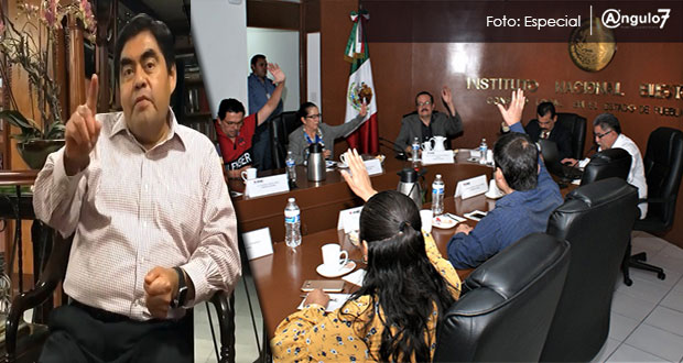 INE en Puebla ratifica a Barbosa como candidato de Morena a la gubernatura