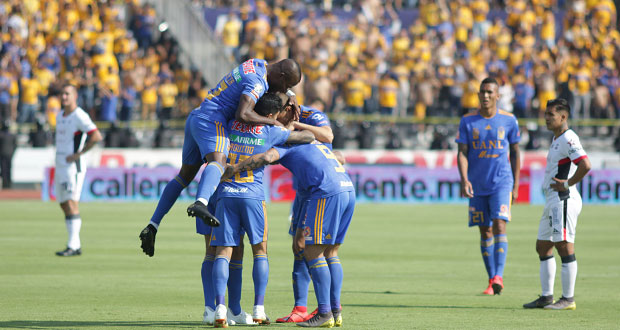 Lobos BUAP cae goleado ante Tigres