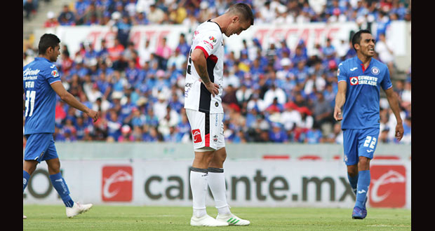 Lobos BUAP se despide de casa goleado por Cruz Azul