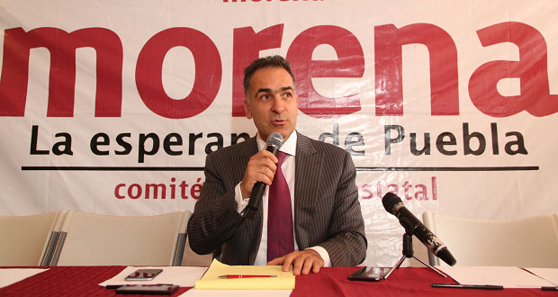 Morena en Puebla, sin pedir expulsión de Armenta: delegado