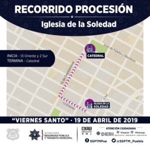 Habrá operativo de seguridad en Puebla capital por Semana Santa